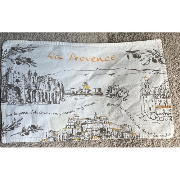 French Place Mats 12 Set Francophile Casual Home Whimsical Motifs Country Decor - Picture 6 of 14